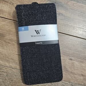 New Worthington Tights Black Metallic Small Medium